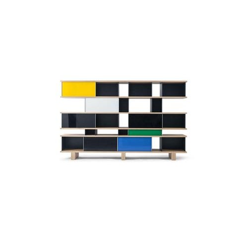 Nuage Shelving Unit in Wood and Aluminium by Charlotte Perriand for Cassina For Sale - Image 6 of 8