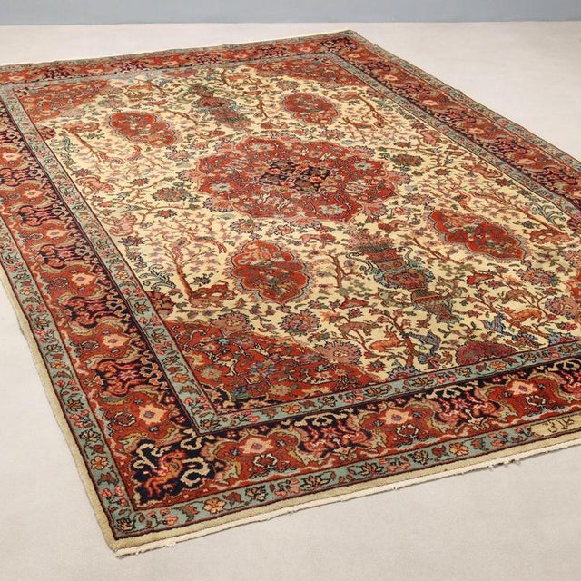 Vintage Indian Jaipur Rug For Sale - Image 10 of 10
