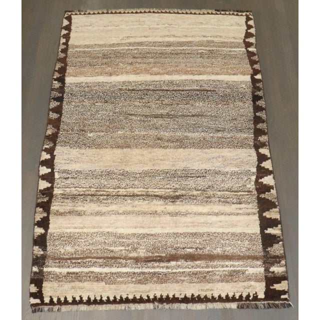 an abstract persian gabbeh rug from the 3rd quarter of the 20th century Details rug no. 10767 size 3' 11" x 6' 4" (119 x...