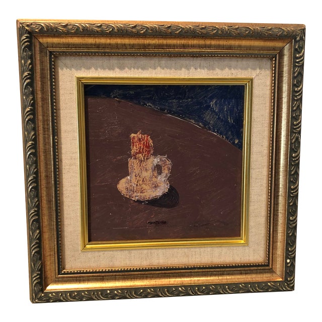 "Blown Out Candle" Oil Painting by I. Monteiro Chairish