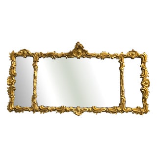 Antique Victorian Gilt Mirror, 1850 For Sale