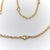 1990s 1990s 14k Gold Old European Cut Diamond by the Yard 17.5” Necklace For Sale - Image 5 of 9