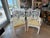 White Set of 6 Newly Lacquered Upholstered Pagoda Chinese Chippendale Dining Chairs For Sale - Image 8 of 12
