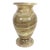 Vintage Onyx Marble Vase, Amber Cream Crystal Veining, Shelf Styling Decor, Stone For Sale