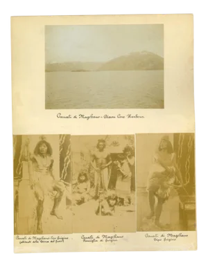 Unknown, Ancient Views of the Strait of Magellan, Original Vintage Photo, 1880s