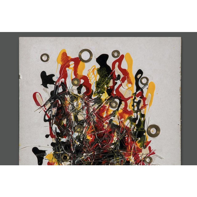 Bertina Lopez, Composition, 2001, Oil on Board For Sale - Image 7 of 8
