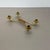 Modern Brutalist Brass and Leather Candleholder in the style of Auböck, 1950s For Sale - Image 4 of 18