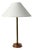 Swedish Modern Table Lamp with Slim Brass Stem, 1950s For Sale