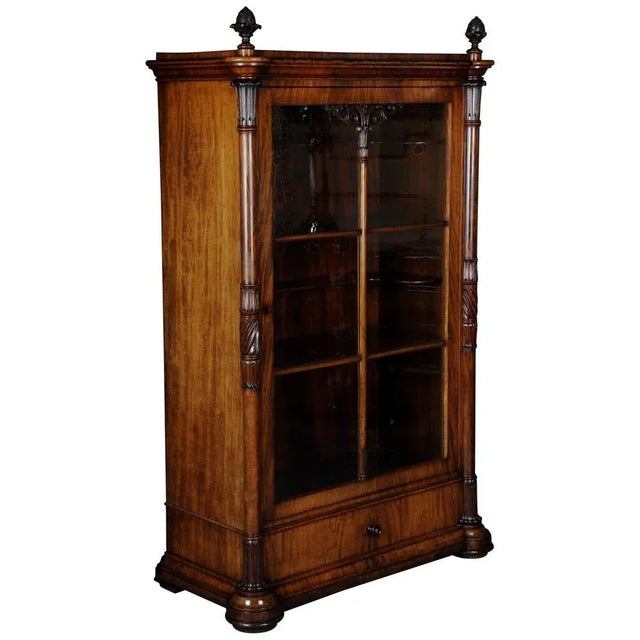 19th Century Biedermeier Showcase, 1830s For Sale - Image 11 of 11