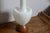 Vintage Huge White Murano Cased Glass Table Lamps - A Pair For Sale - Image 9 of 11