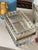 Hollywood Regency Vintage Clear Glass Casket Box With Scalloped Sides and Smooth Mounts For Sale - Image 3 of 9