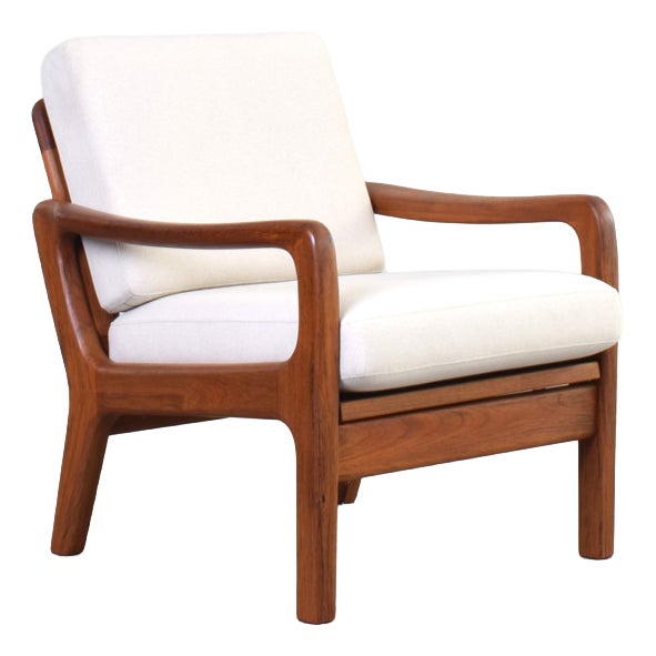 Mid-Century Modern Danish Lounge Chair by Juul Kristensen, 1960s For Sale