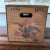 1970s Vintage Wooden Anheuser-Busch Inc. Brown Wood Beer Crate Delivery Crate Box With Hinged Lid For Sale In Seattle - Image 6 of 12
