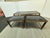 Metal Italian Vintage Nesting Coffee Table Set, Set of Three For Sale - Image 7 of 12