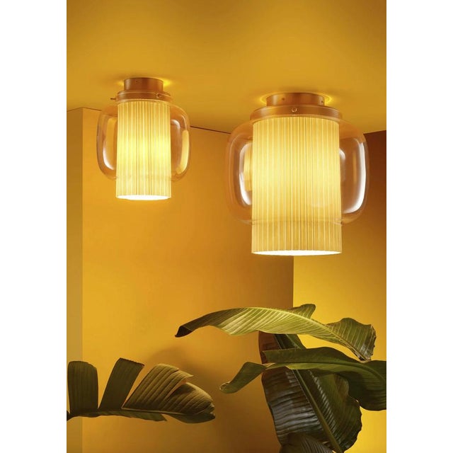 Sebastian herkner set of two manila c pe and c gr celling lamp for parachilna an incredibly elegant combination of...