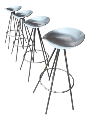 Late 20th Century Knoll Jamaica Barstools Designed by Pepe Cortés - Set of Four
