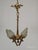 Metal Antique Darling 4 Arm 4 Light Glowing Ribbons and Bows Flame Torch Chandelier For Sale - Image 7 of 17