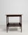 19th Century United Kingdom Rich Walnut Brown Caned-Shelf Walnut Side Table For Sale - Image 4 of 10