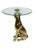 Hollywood Regency Leopard Side Table in Bronze For Sale - Image 4 of 8