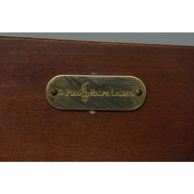 Ralph Lauren Safari Mahogany Queen Size Bed For Sale - Image 18 of 18