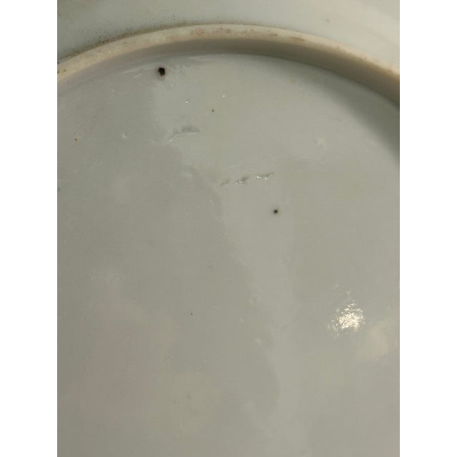 Ceramic Early 20th Century Japanese Kutani Hand Painted Eggshell Porcelain Cup and Saucers With 9” Serving Plate - 9 Pieces For Sale - Image 7 of 7