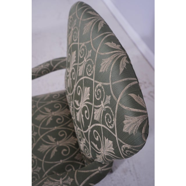 Pair Southwood Newly Upholstered Chippendale Armchairs For Sale - Image 12 of 18