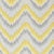 Sample - Schumacher Petit Feu Stripes Wallpaper in Cadmium Yellow & Grey For Sale
