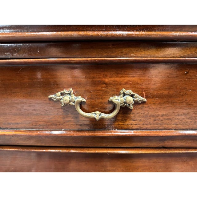 English Teak and Leather Partners Desk For Sale - Image 12 of 18