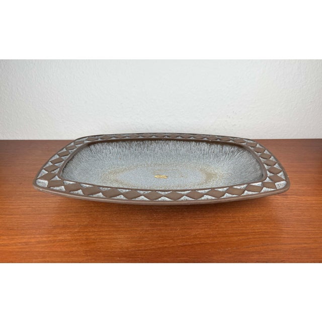 Large Mid-Century Modern Danish Studio Pottery Bowl from Frank Keramik, 1960s, in Very Good conditions. Designed 1960 to...