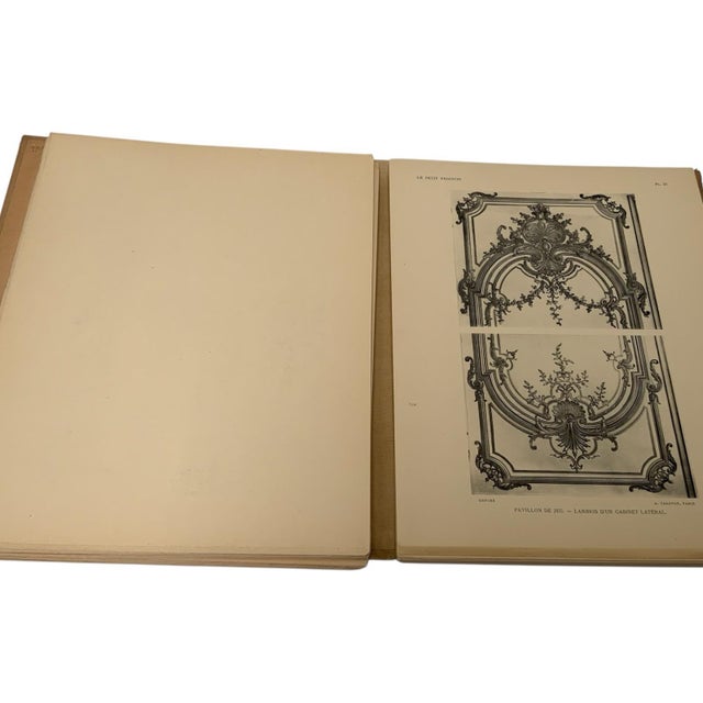 Antique 1908 Le Petit Trianon Architecture Portfolio Léon Deshairs Versailles Plates France C 1908 For Sale In Palm Springs - Image 6 of 10