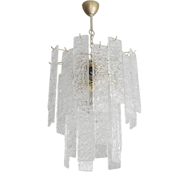 Vintage Petals Chandelier in Murano Glass, 1960s For Sale