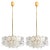 German Crystal and Gilt Metal Chandeliers from Kinkeldey, Set of 2 For Sale - Image 14 of 14