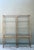 Bronze Vintage Metal and Glass Etagere Shelves - Pair For Sale - Image 8 of 12