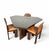 Mid-Century Modern Dining Table and Chairs by Silvio Coppola for Fratelli Montina, 1970s, Set of 4 For Sale - Image 13 of 16