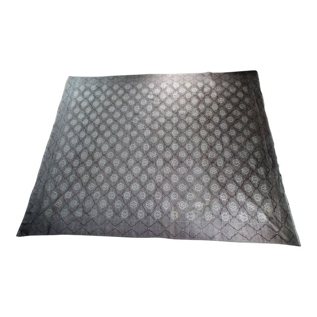 Late 20th Century Jd Staron Luxury Broadloom Tufted Geometric Area Rug Mat Carpet 12' X 15' For Sale
