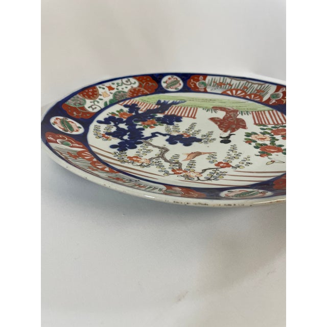 Late 19th Century Meiji Period Japanese Imari Charger Platter For Sale - Image 9 of 18