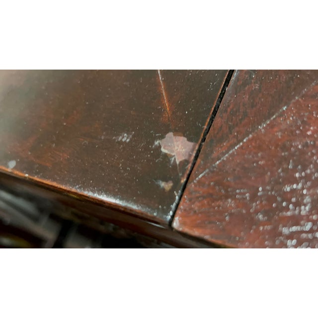 Vintage Chinese Carved Rosewood Dining Table & 10 Chairs, Expandable For Sale - Image 9 of 10