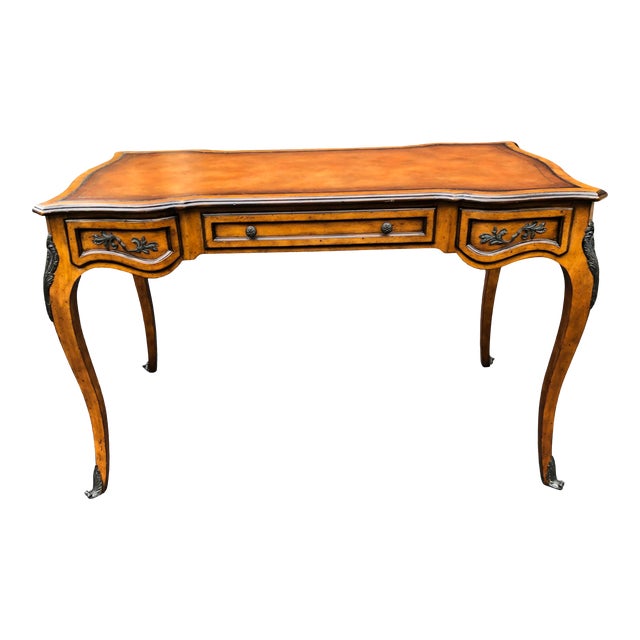 Theodore Alexander Writing Desk in the Louis XVI Style Leather Top