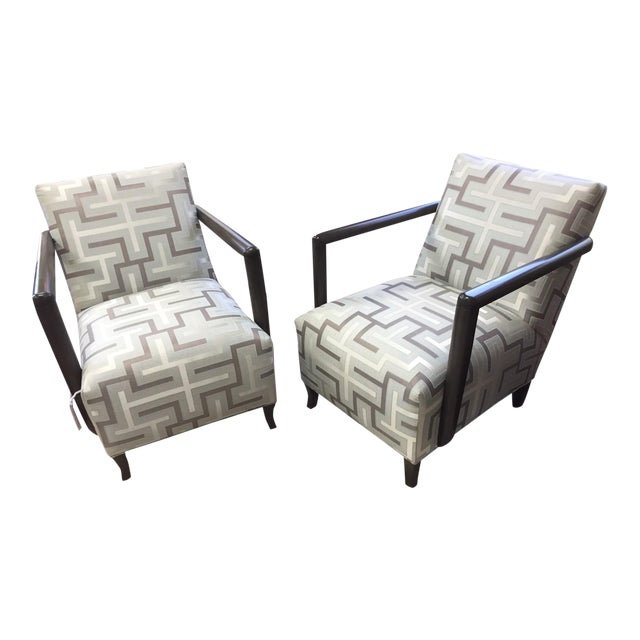 Swaim "Lola" Lounge Chairs - A Pair For Sale