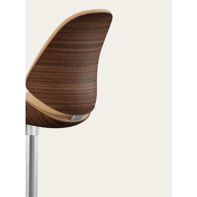 Gold One Collection Council Chair in Walnut and Upholstery from Salto and Sigsgaard For Sale - Image 8 of 18
