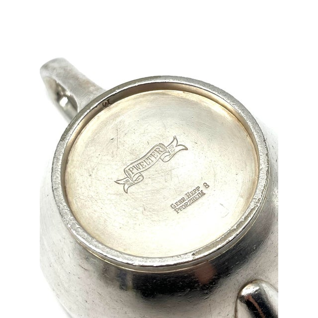 Milk Jug in Hotel Silver by Gebrüder Hepp for P. Welter, 1920s For Sale - Image 9 of 12