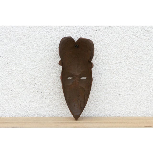 Wired Inlay Carved Mask For Sale In Los Angeles - Image 6 of 7