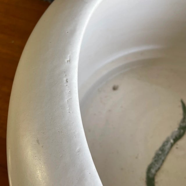 Ceramic Architectural Pottery AP Tire Planter by John Follis Large For Sale - Image 7 of 11