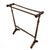 Brown Antique Italian Walnut Towel Rack Rail with Carved Legs, 1890s For Sale - Image 8 of 8