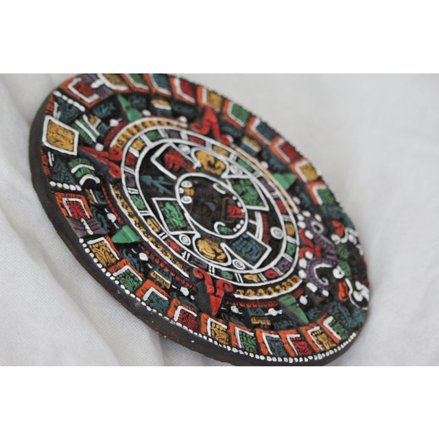 Vintage Aztec Wall Calendar, 1950s For Sale - Image 10 of 17