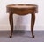Baker Furniture Solid Walnut Country French Provincial 26" Round Accent End Table For Sale - Image 9 of 10