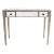 Constance Mirrored Vanity Table, Silver For Sale