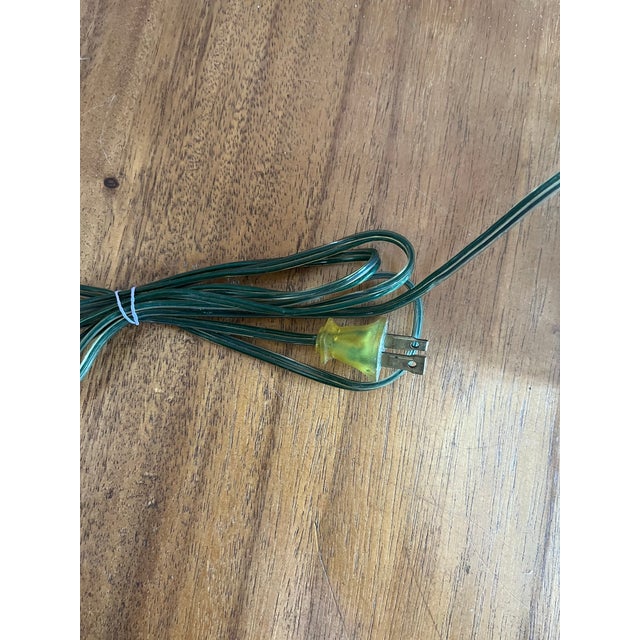 Empire-Style Bronze Tall Table Lamp With Heron Bird and Glass Base For Sale In San Diego - Image 6 of 10