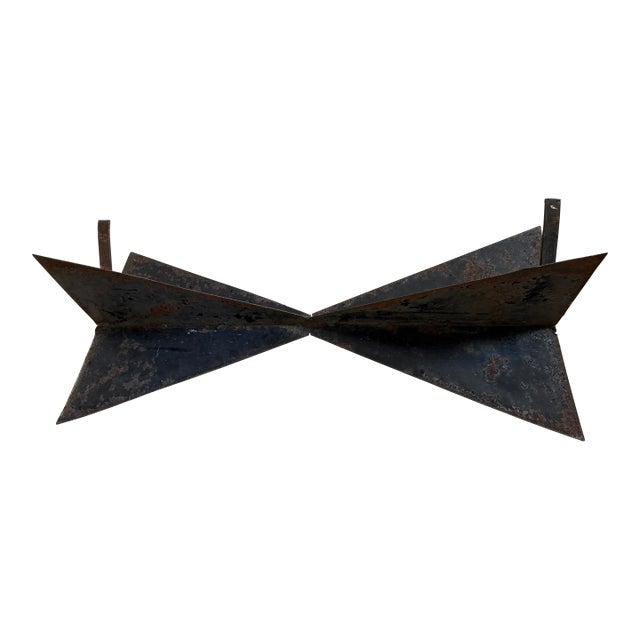 Large Nautical Folk Art Metal Sculpture - 1930's Boat Day Signal For Sale