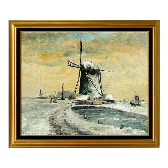 1900s Dutch Windmill, Anthony Thieme For Sale
